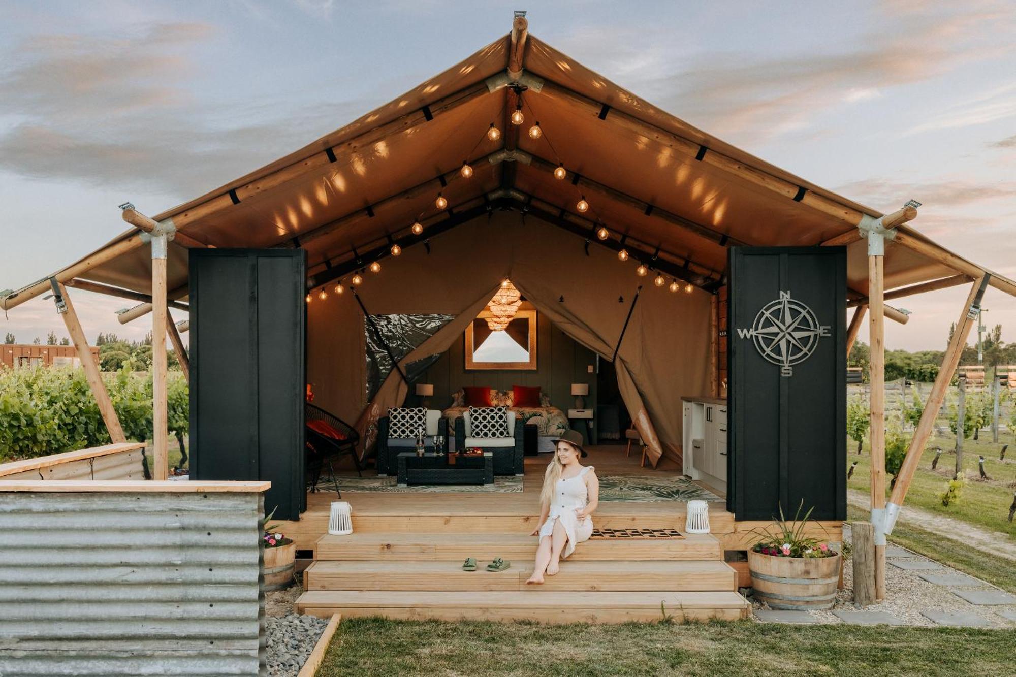Villas & Vines Glamping Hastings Dış mekan fotoğraf