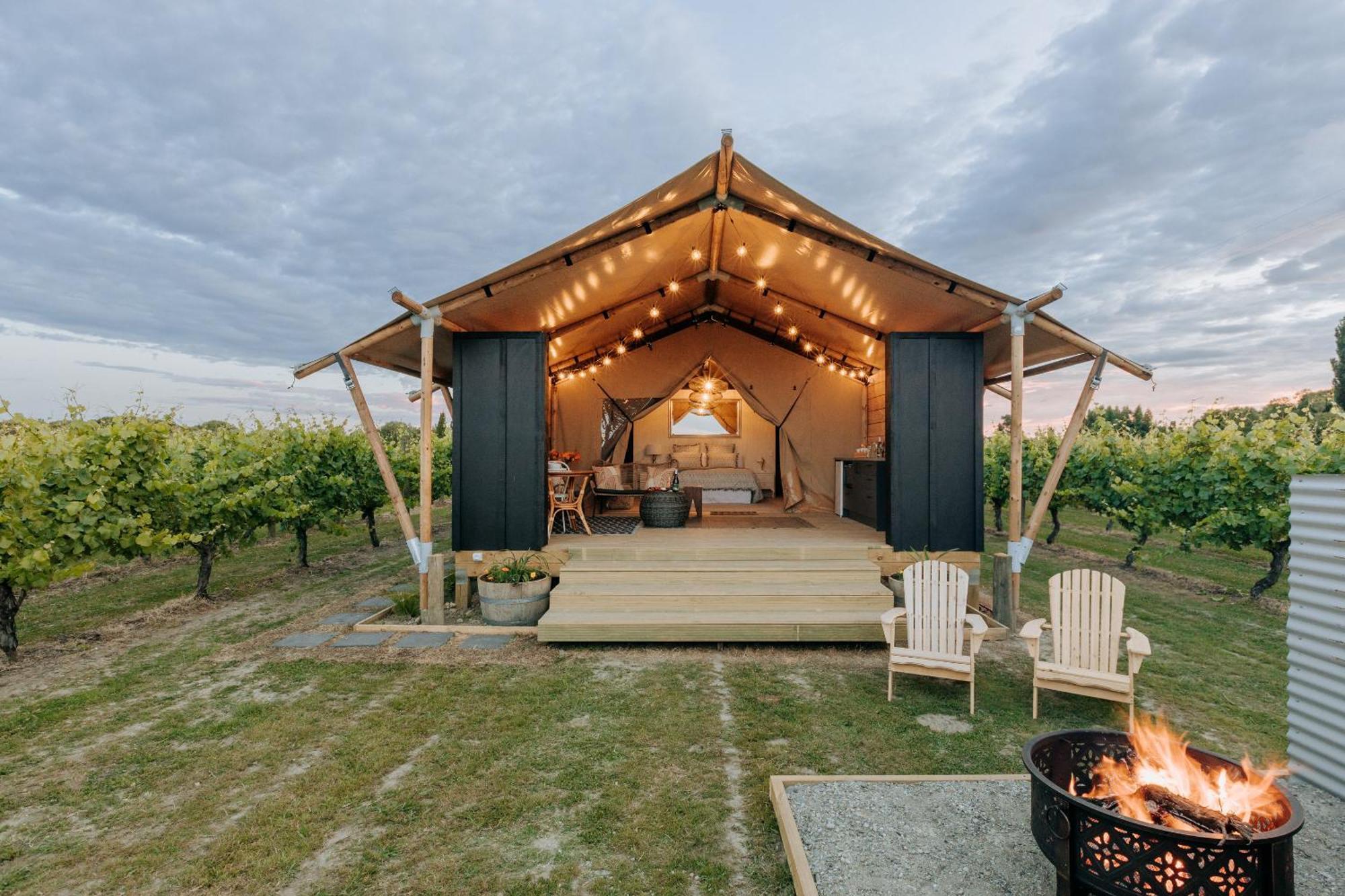 Villas & Vines Glamping Hastings Dış mekan fotoğraf
